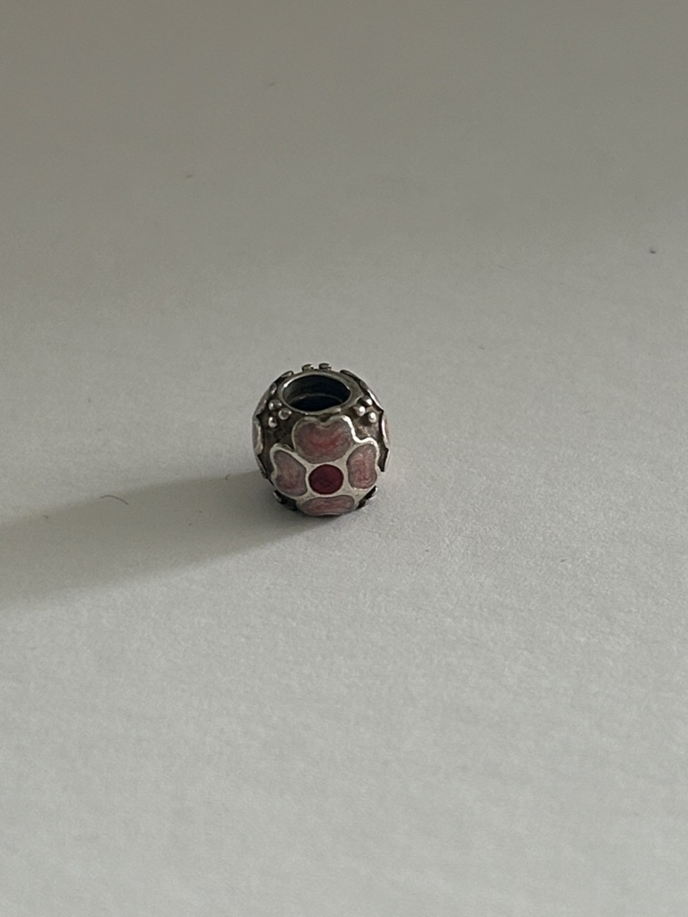 Pandora Pink Enamel Daisy Charm